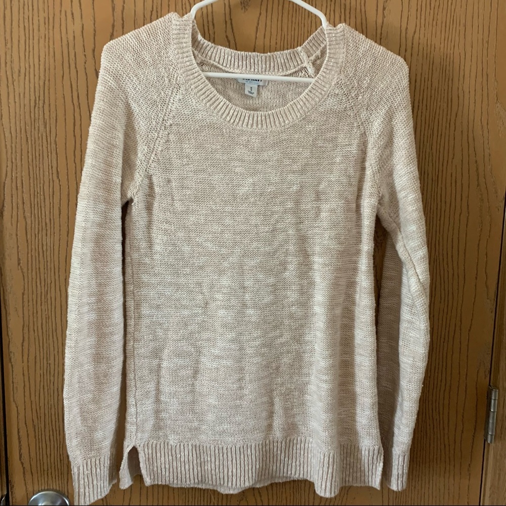 Old navy Cream Sweater Size M